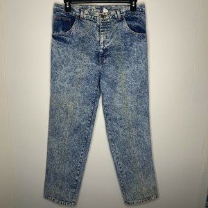 Vintage NWT NOS SASSON Mens acid Or Stone wash Washed Blue jeans 36x30 1990 90s
